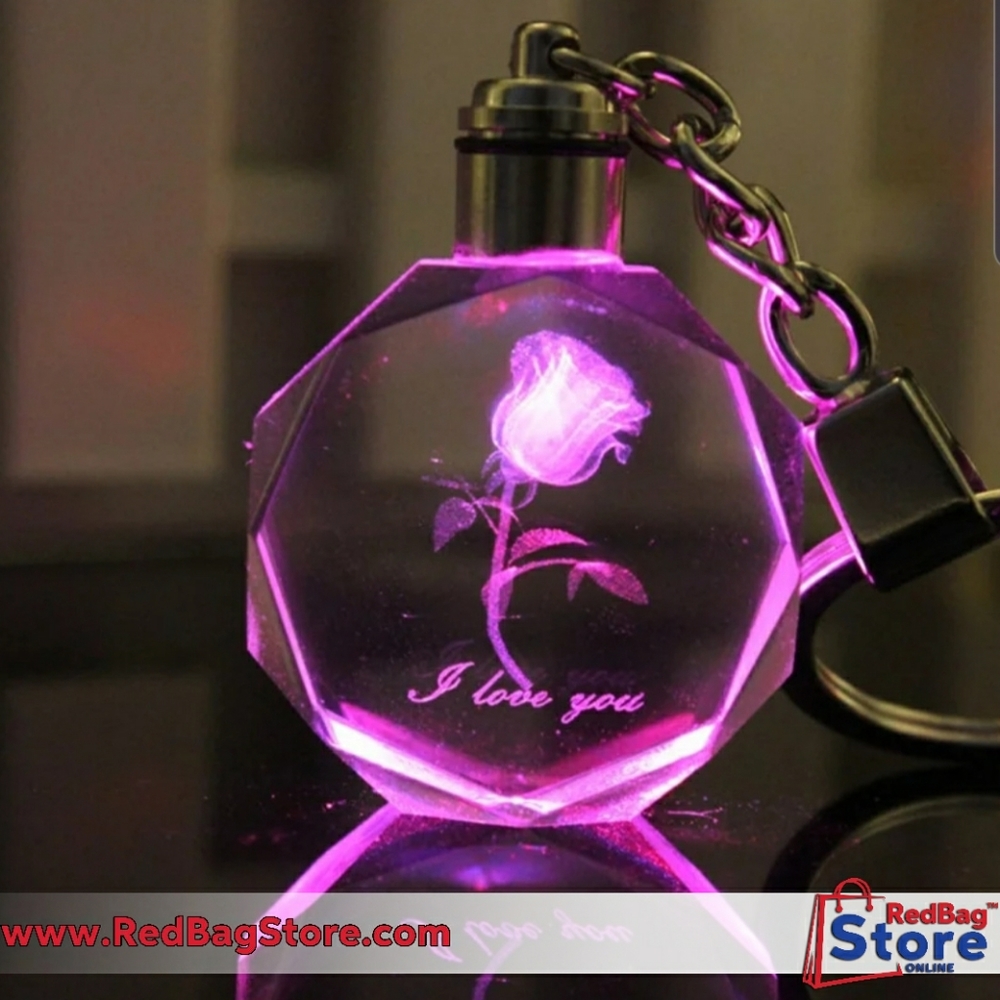 3/$25🔥Artificia Crystal Key Chain 3D Crystal - Picture 1 of 4